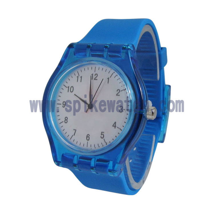 Big case silicone watch