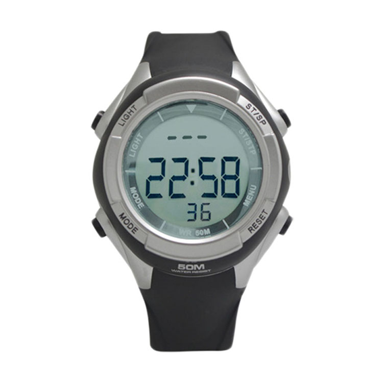 Waterproof heart rate monitor watch