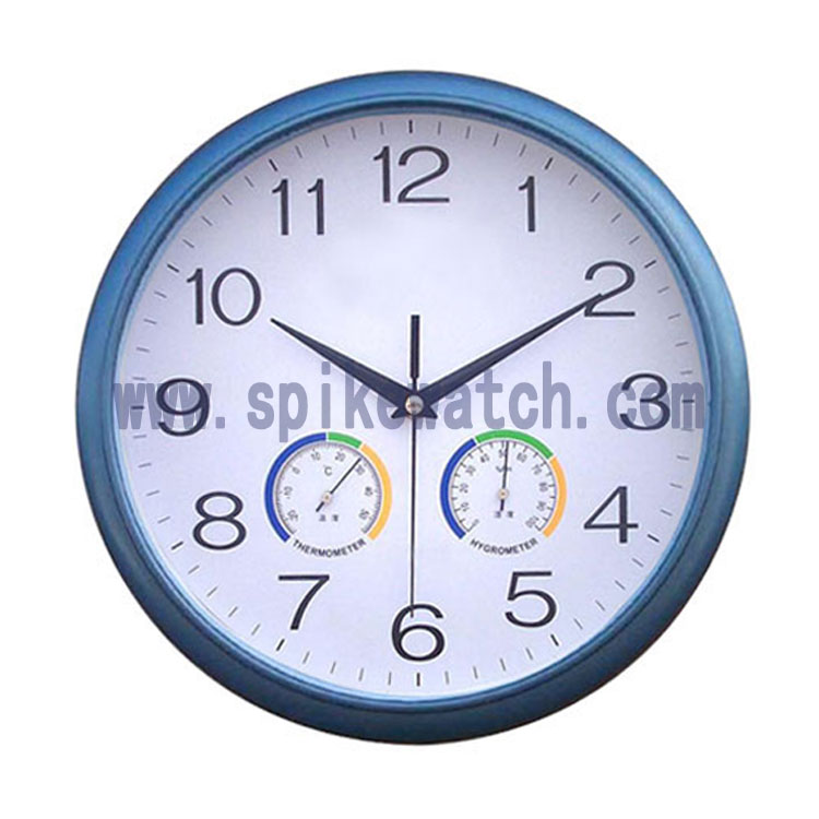 Wall clock with humidity and temperature_SHIBA(SPIKE WATCH) ELECTORNICS FTY.