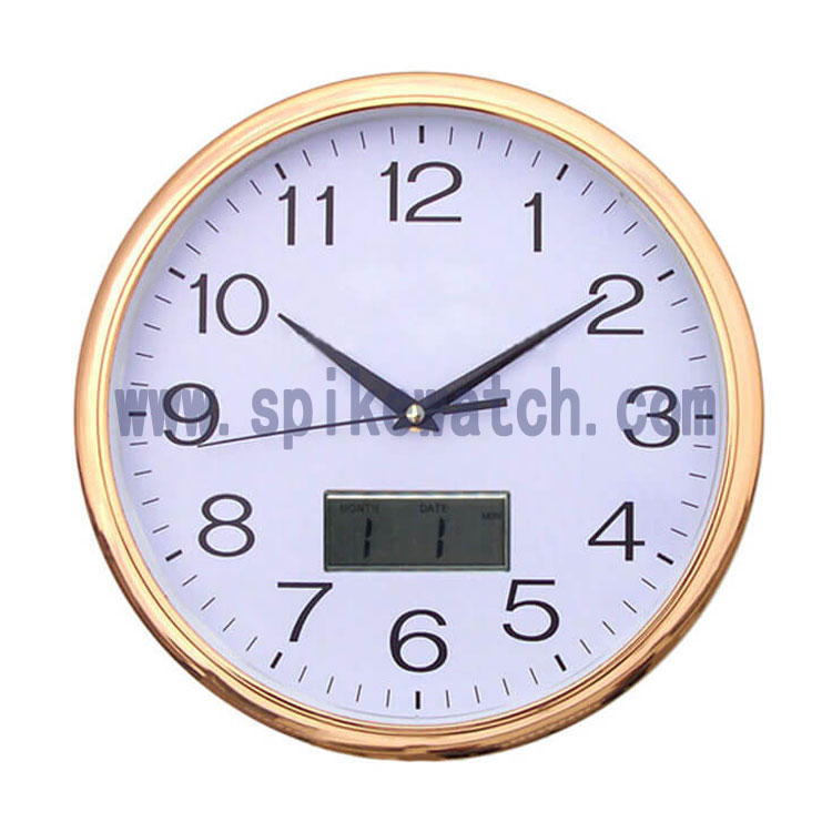 Calendar wall clock_SHIBA(SPIKE WATCH) ELECTORNICS FTY.