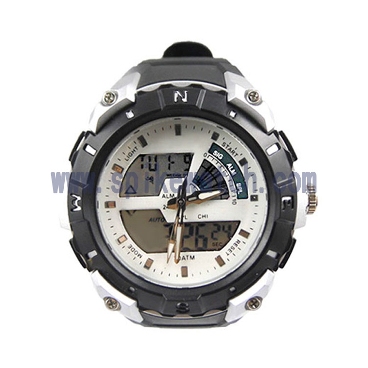 Multi-function Dual Time watch_SHIBA(SPIKE WATCH) ELECTORNICS FTY.