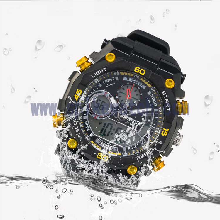 Analog digital wrist watch_SHIBA(SPIKE WATCH) ELECTORNICS FTY.