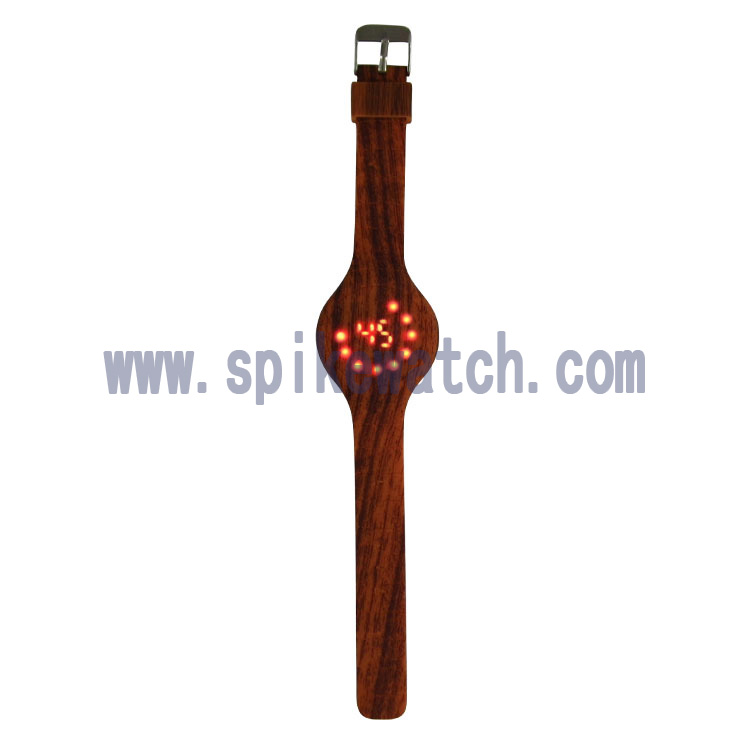 Wood LED watch_SHIBA(SPIKE WATCH) ELECTORNICS FTY.