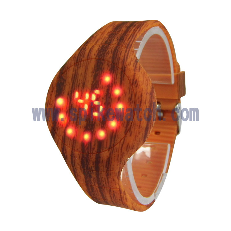 Wood LED watch_SHIBA(SPIKE WATCH) ELECTORNICS FTY.