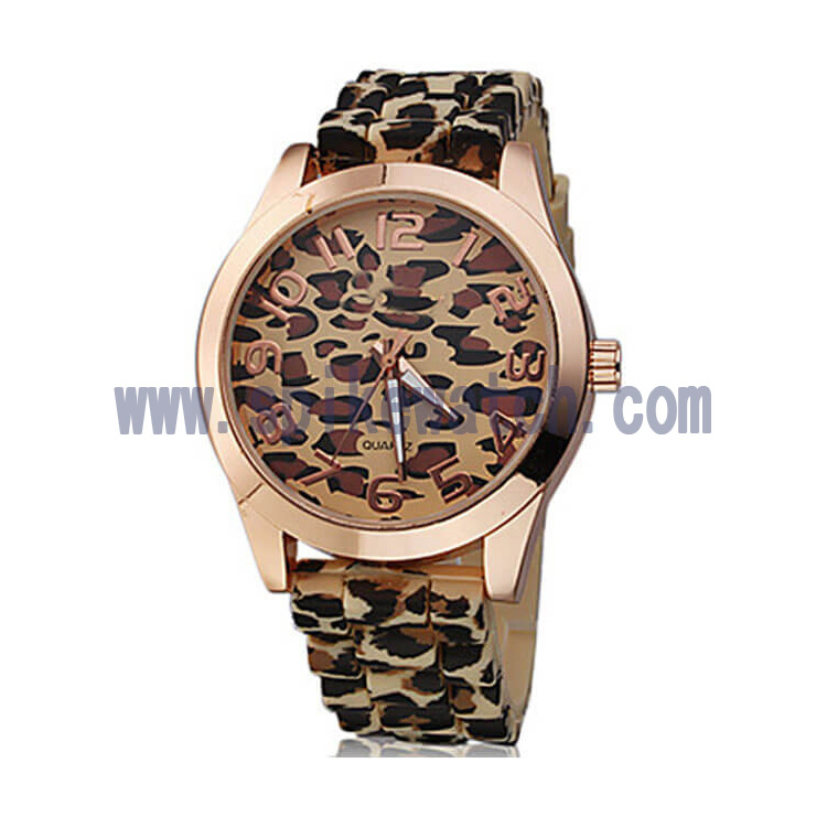 Leopard print watch