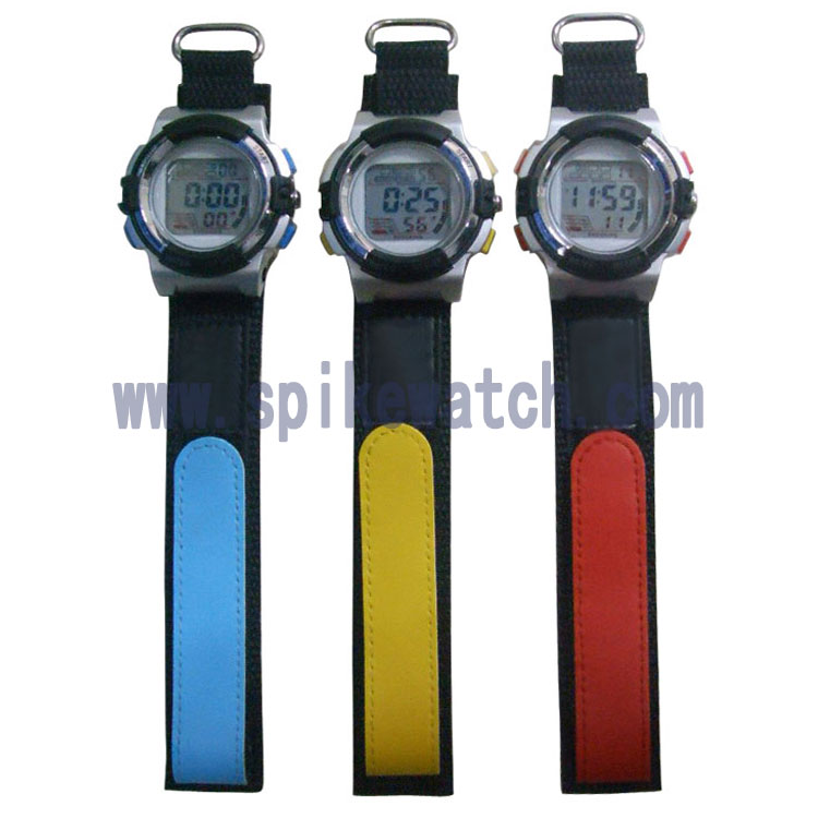 LCD velcro watch